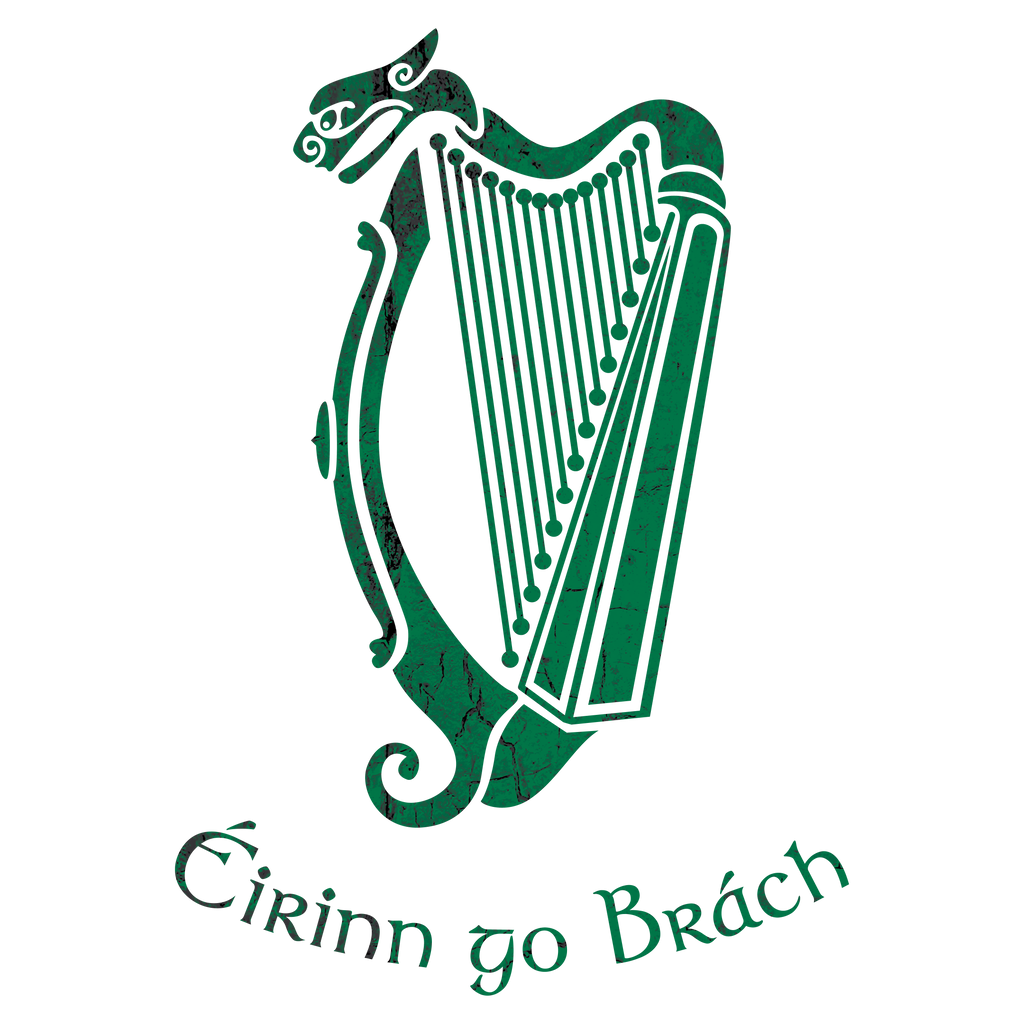 Celtic Irish Harp Transparent Background PNG