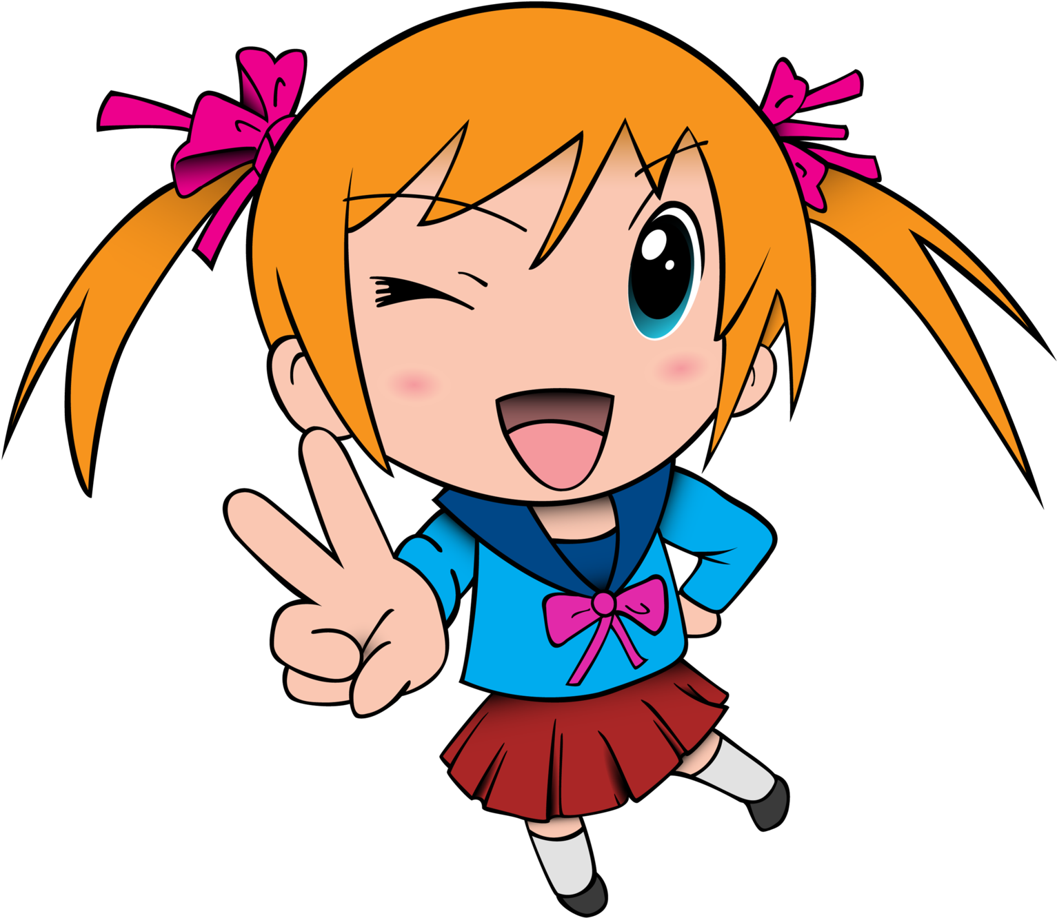 Chibi anime PNG télécharger gratuitement