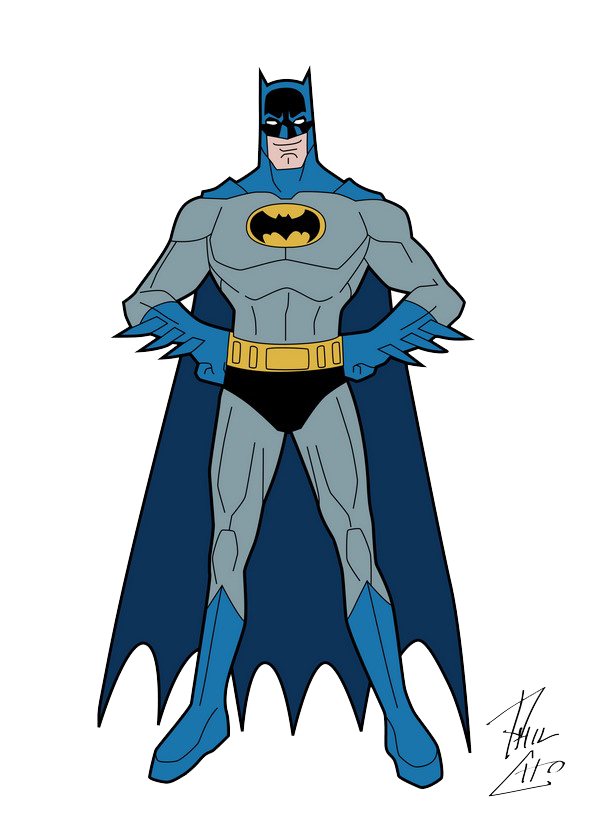 Comic Batman PNG Transparent Image