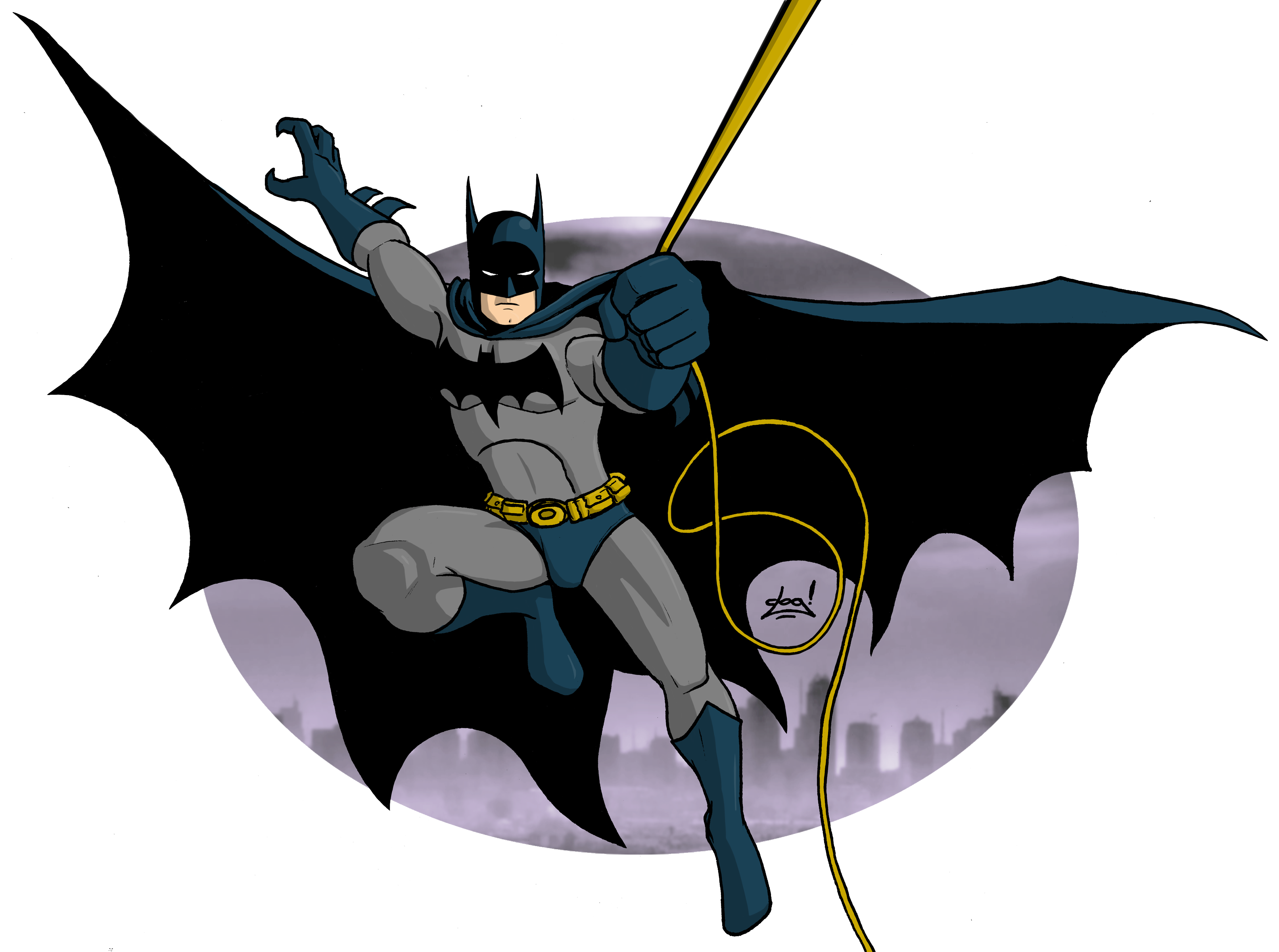 Comic Batman Transparent Image