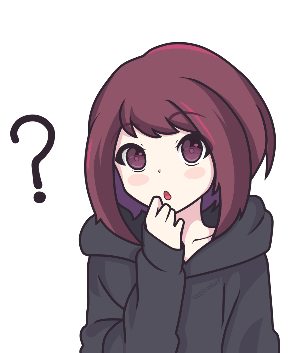 Confused Anime PNG Free Download