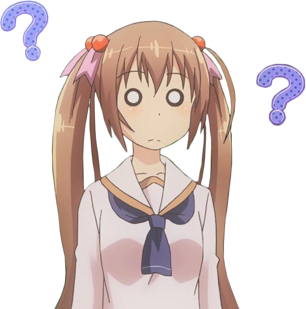 Confused Anime PNG Picture