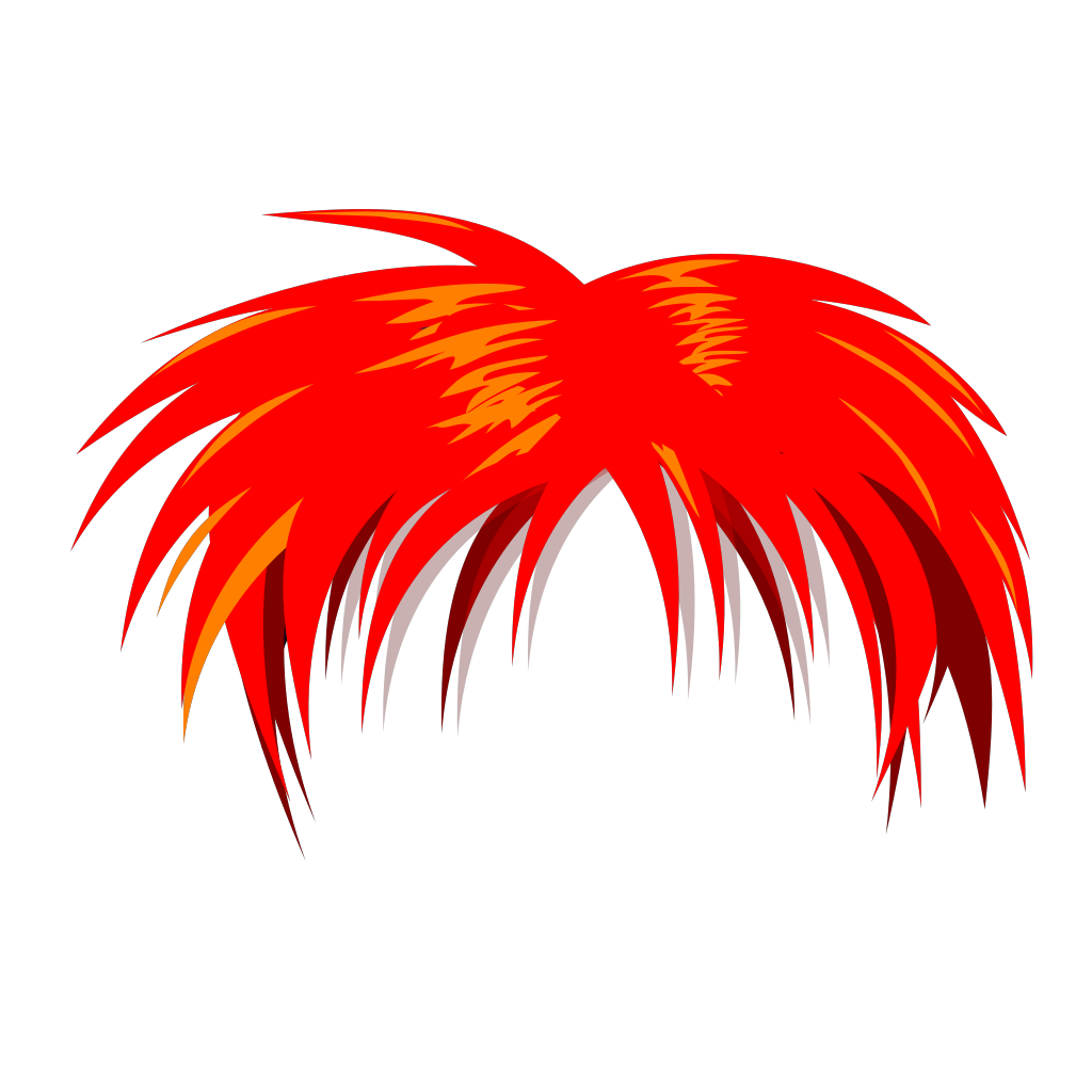 Cool Anime Hair PNG Transparent Image | PNG Arts