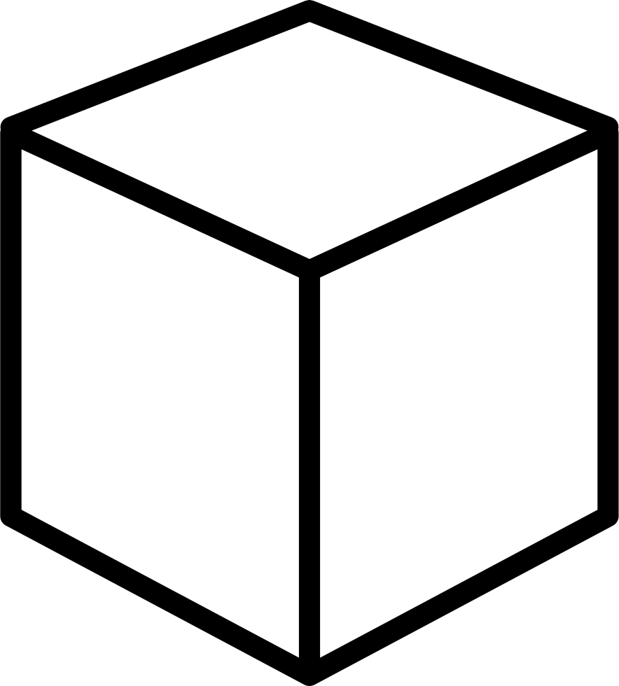 Cube Transparan Gambar
