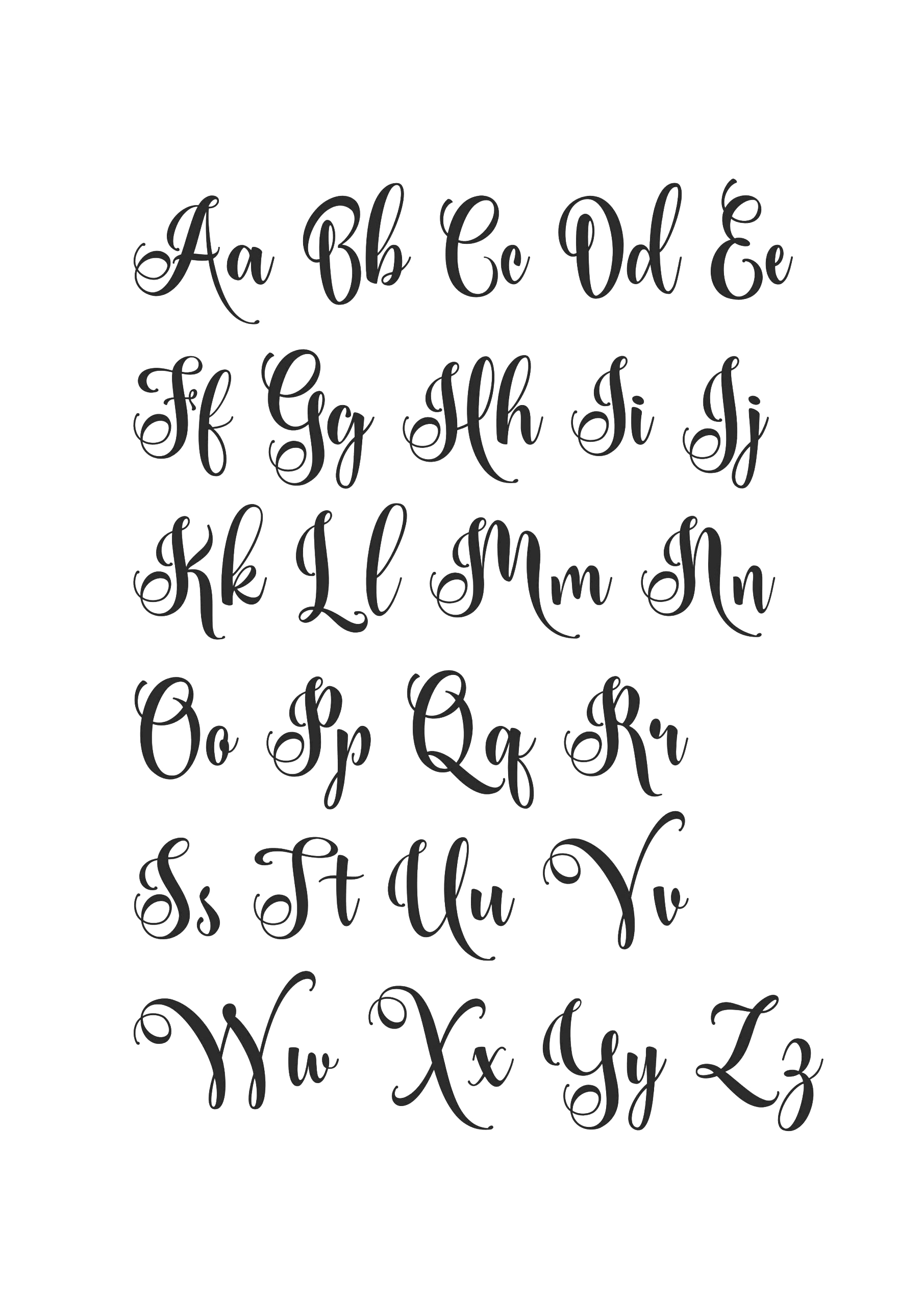 Cursieve kalligrafie PNG Gratis Download