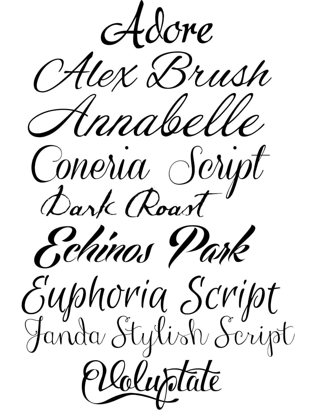 Calligraphie cursive PNG Fond de limage
