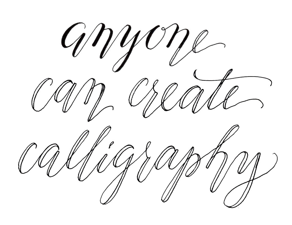 Calligraphie cursive pc PNG