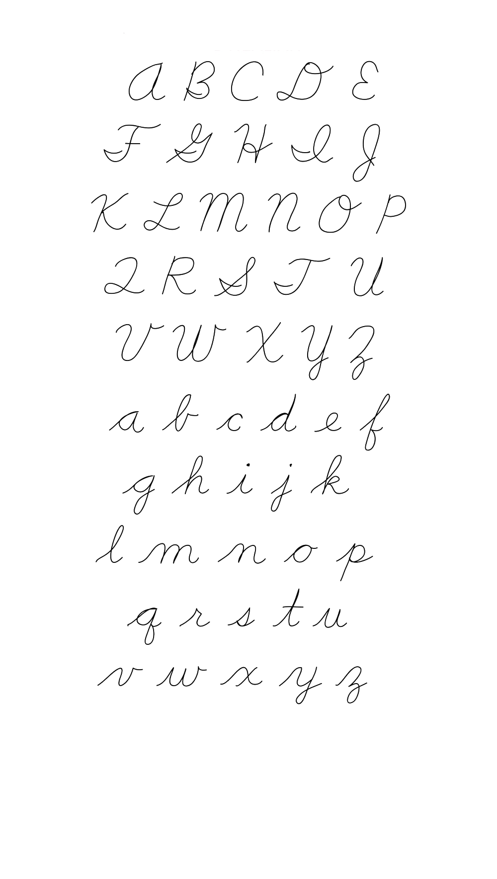 Cursive Calligraphy PNG Picture
