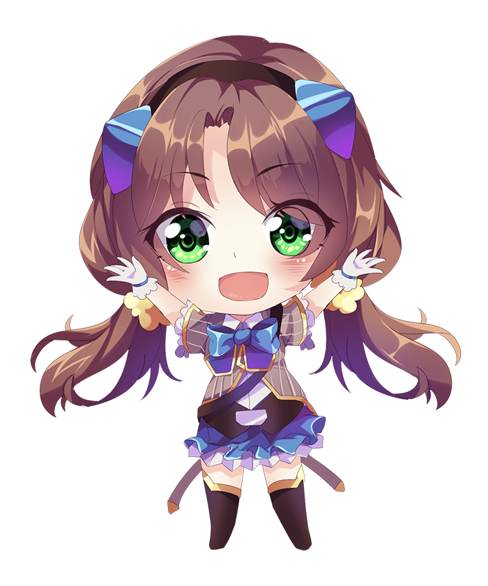 Cute Anime Girl PNG Transparent Image