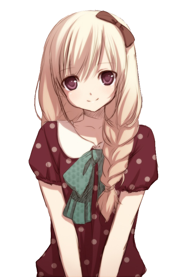 Cute Anime PNG High-Quality Image