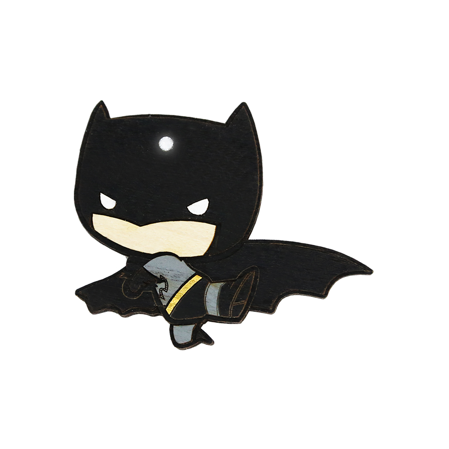 Cute Chibi Batman Transparent Image