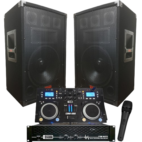 DJ Sound System PNG High-Quality Image