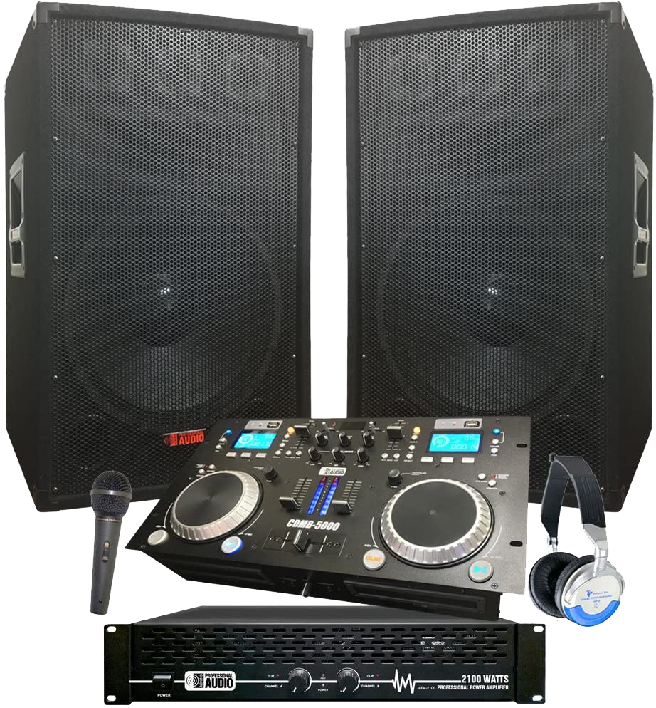 DJ Sound System PNG Transparent Image