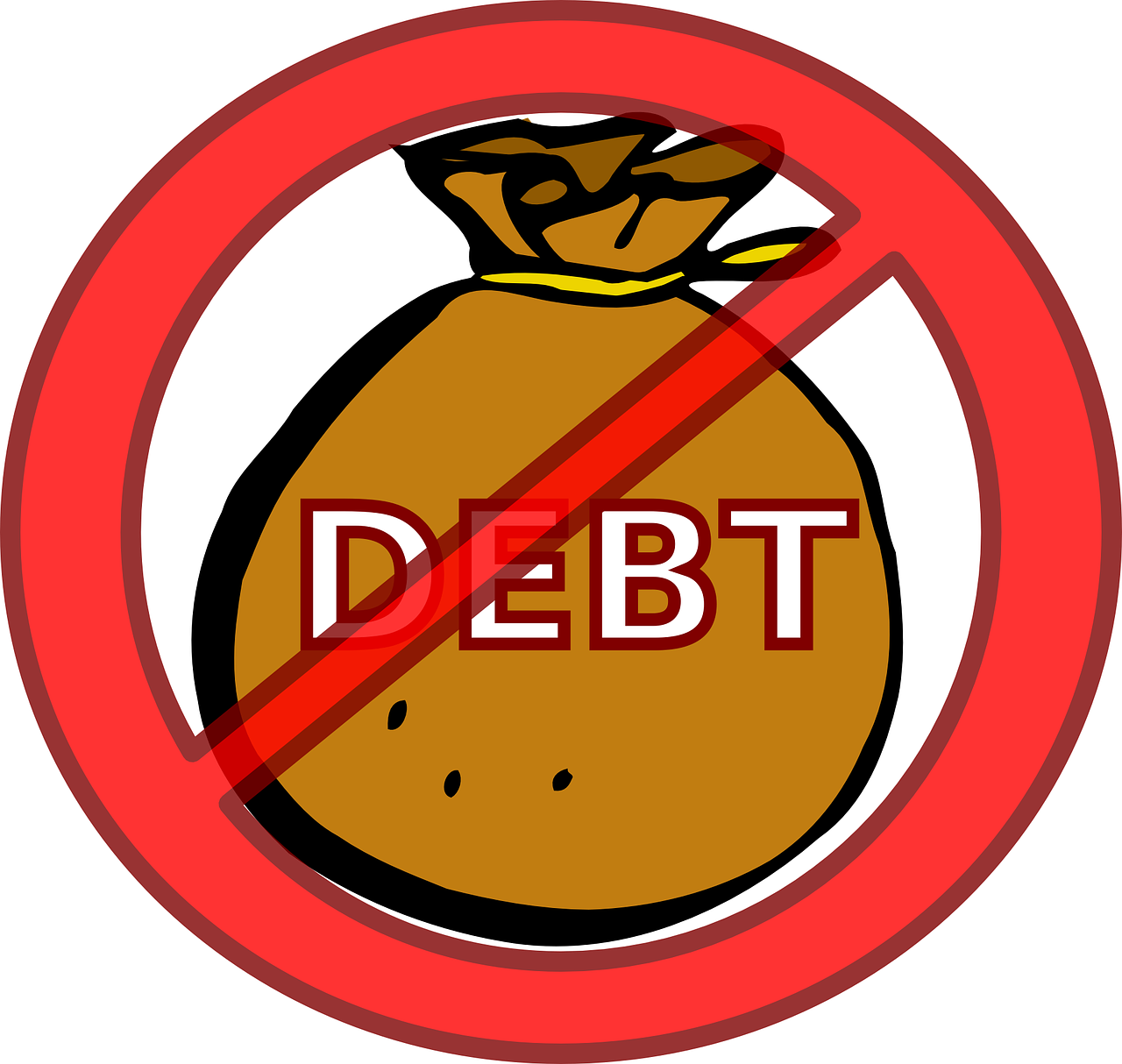 Debt Money PNG Free Download