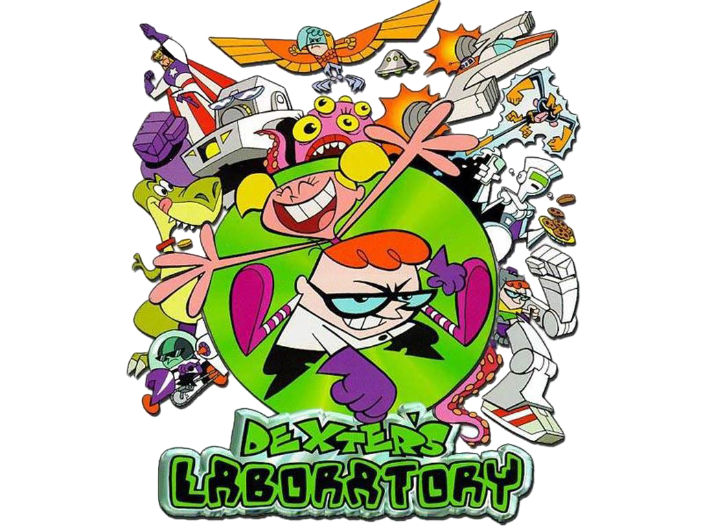 Dexter’s Laboratory Logo PNG foto