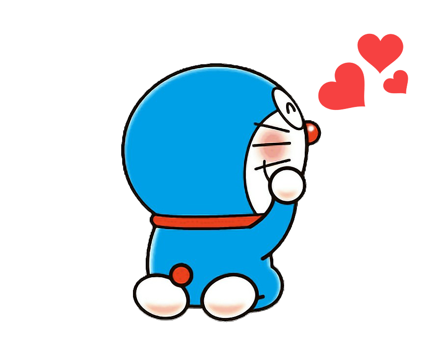Doraemon Love PNG Transparentes Bild