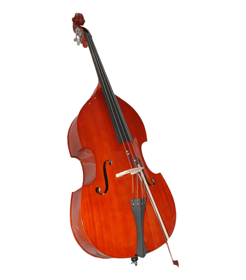 Double Bass Instrument PNG Image Background