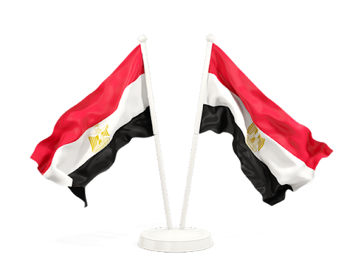 مصر العلم خلفية شفافة PNG