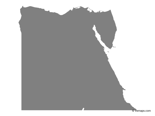 Egypte kaart Gratis PNG-Afbeelding