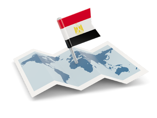 Egypte kaart PNG-Afbeelding Transparant
