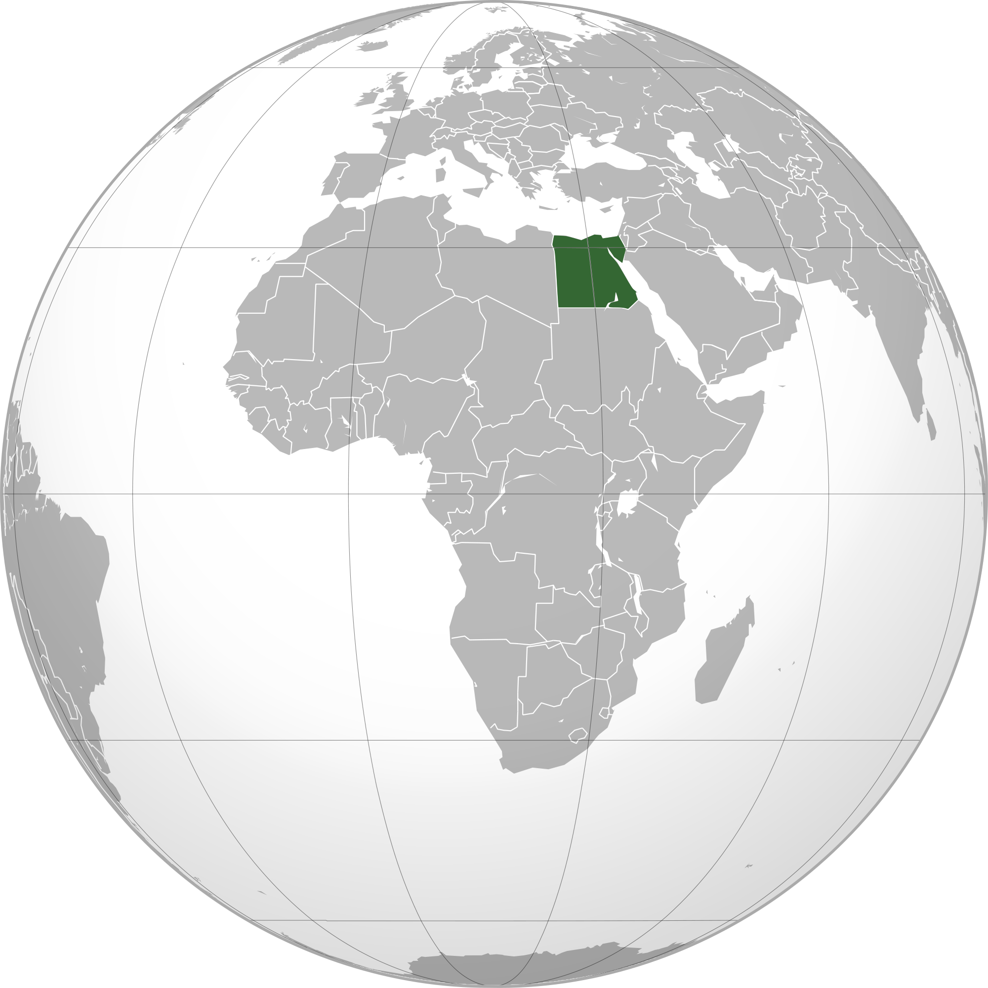 Peta Mesir PNG Gambar