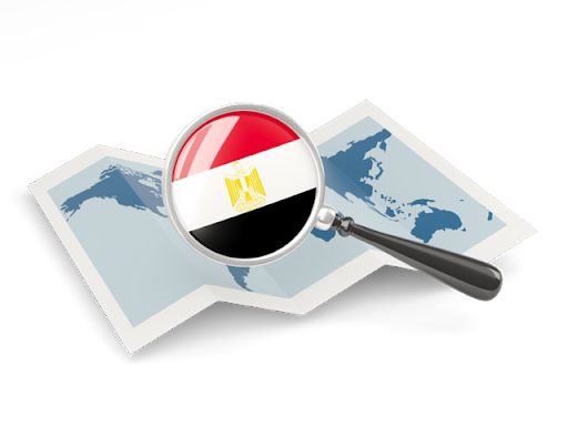 이집트지도 투명 배경 PNG
