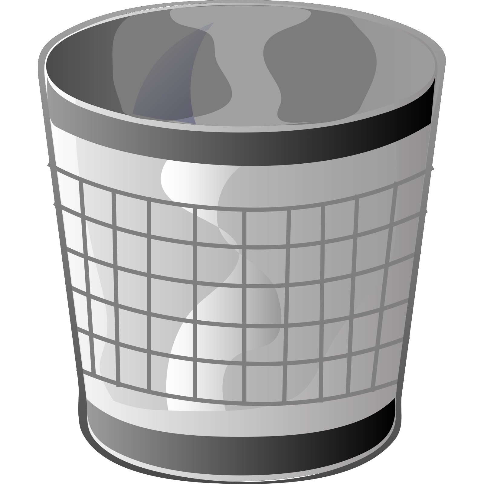 Empty Recycle Bin PNG Image Background