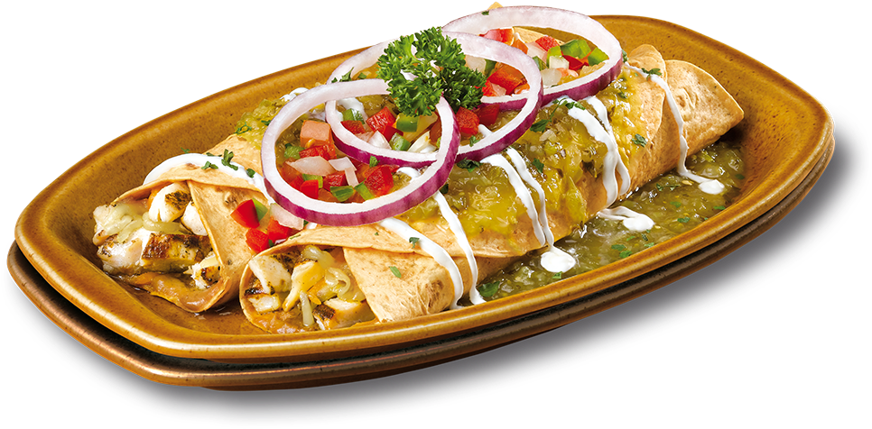 Enchilada Dish PNG Transparent Image