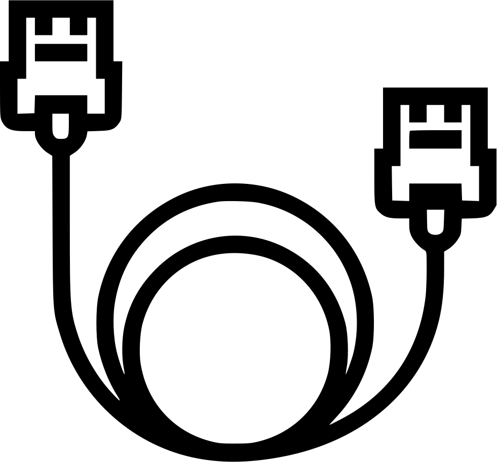 Ethernet-Kabel PNG-transparentes Bild