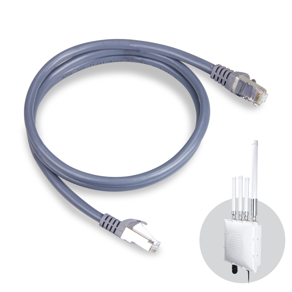 Ethernet-Kabel-transparentes Bild