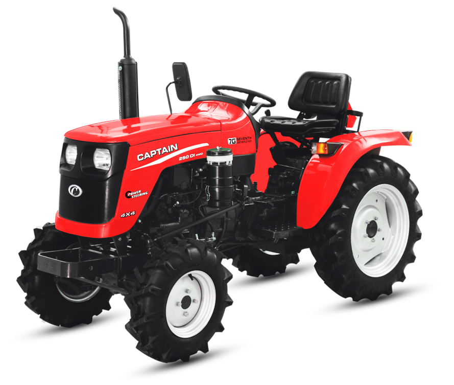 Farming Tractor PNG Image Background