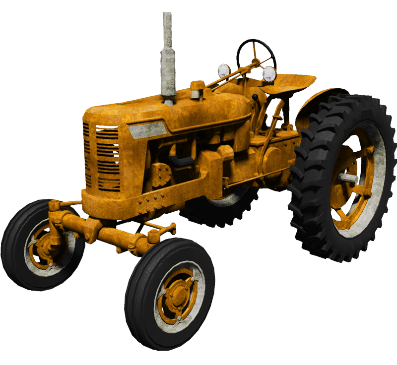Farming Tractor Transparent