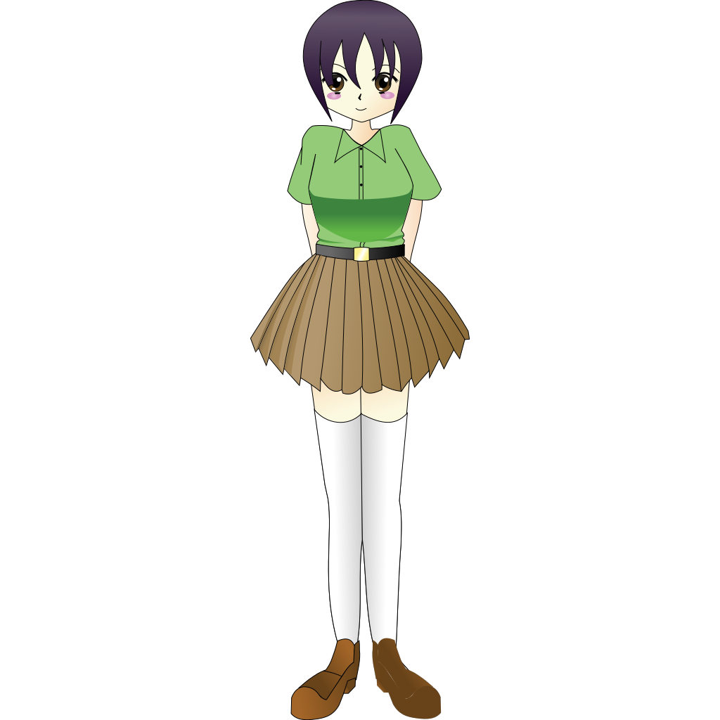 Female Anime Free PNG Image