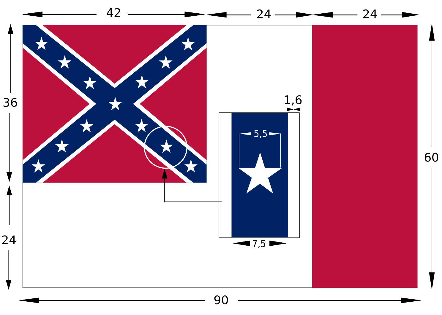 Flag Confederate PNG Image Background