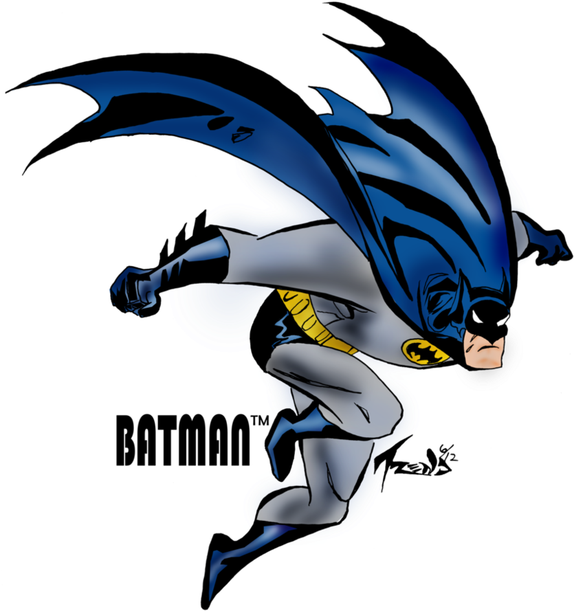 Flying Batman PNG Image Background