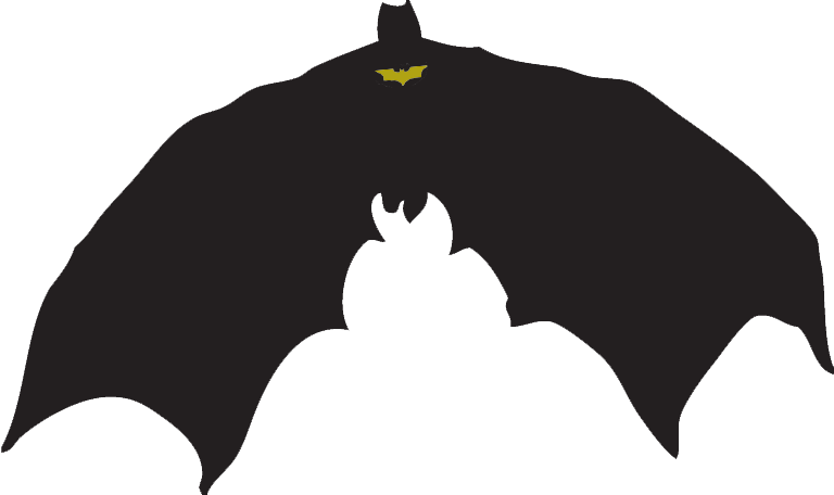 Flying Batman Transparent Image