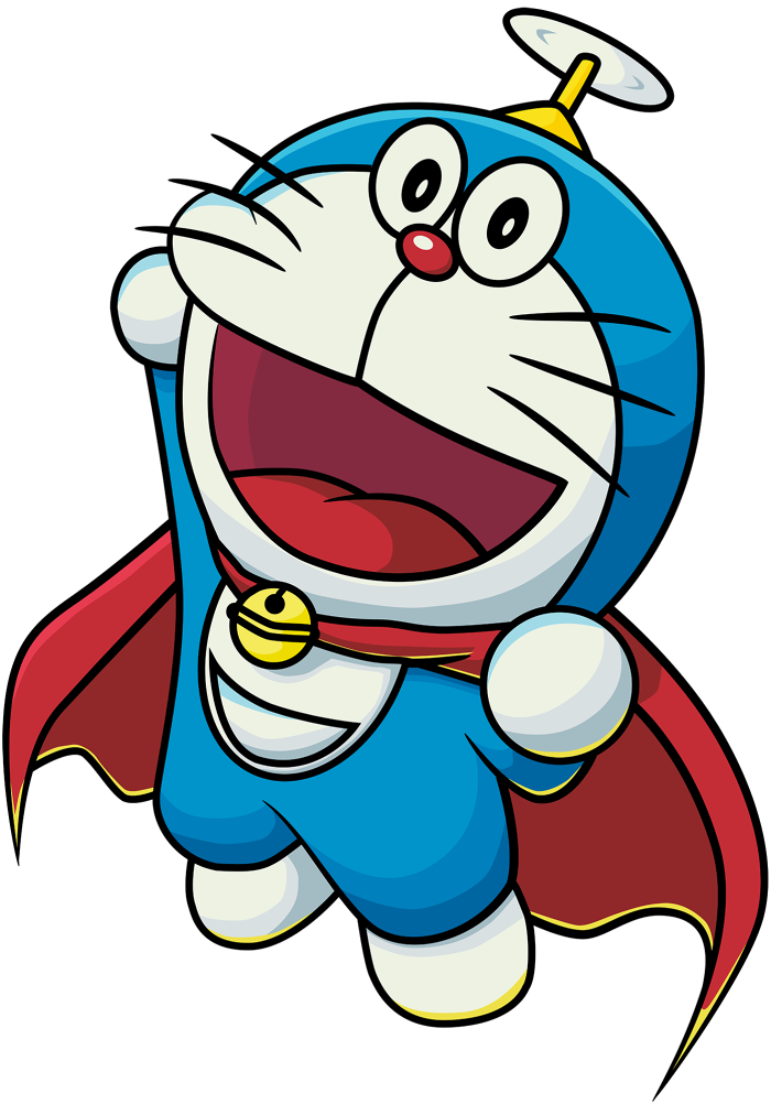 Flying Doraemon PNG Image Background
