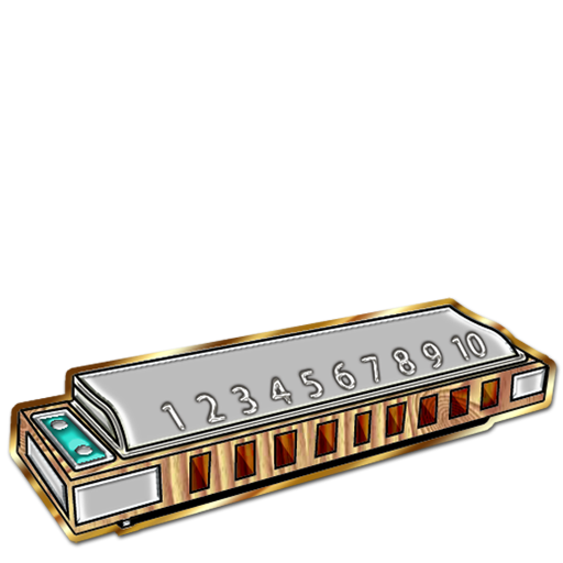French Harp Harmonica PNG Pic