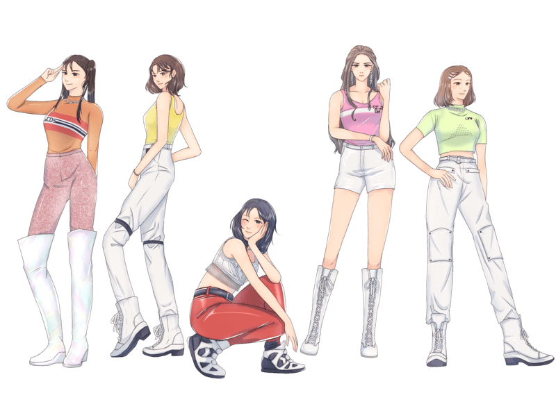 Full Body Anime Png Image Background Png Arts