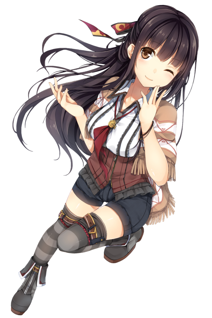 Full Body Anime Transparent Background PNG