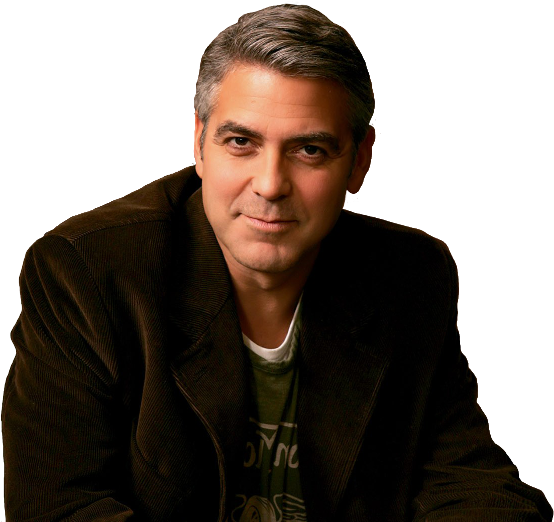 George Clooney PNG Transparent Image