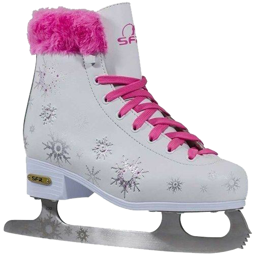 Girl Ice Skating Shoes PNG Image Background
