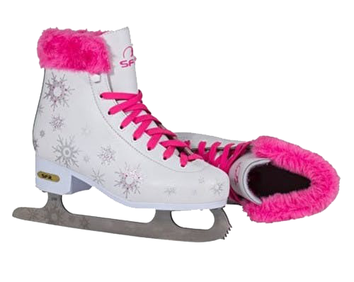 Girl Ice Skating Shoes PNG Photo