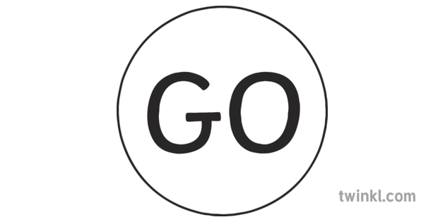 Go Button PNG High-Quality Image