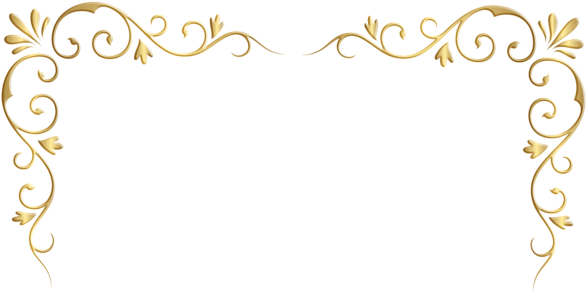 Gold Border PNG High-Quality Image