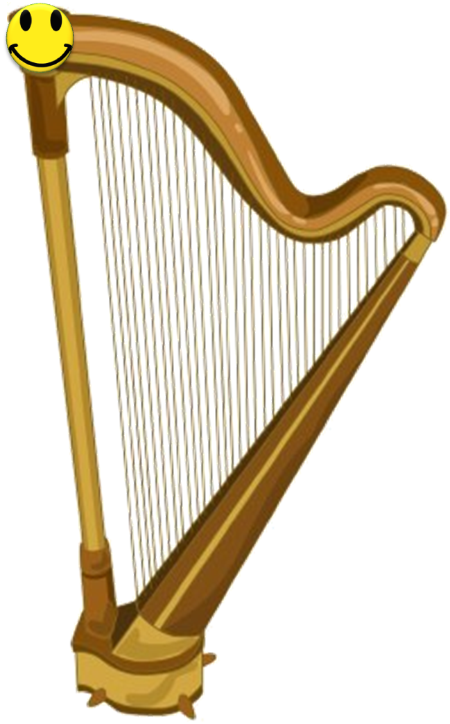 Gold Harp PNG descargar imagen