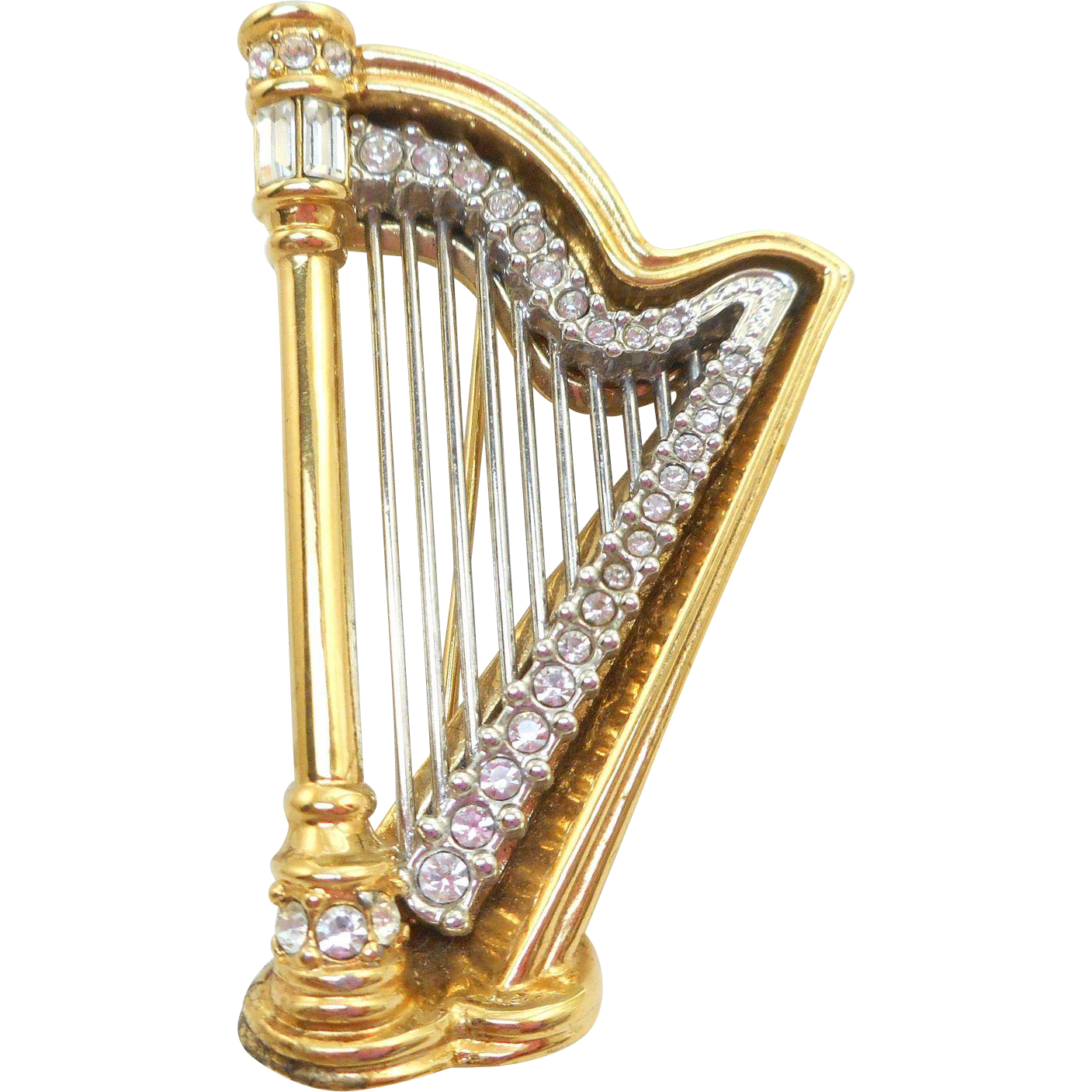 Gold Harp PNG Photo