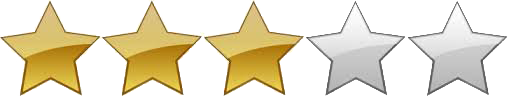 Golden 3 Stars PNG Pic