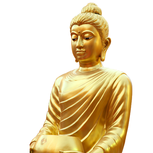 Imagen de PNG gratis de Buda de oro