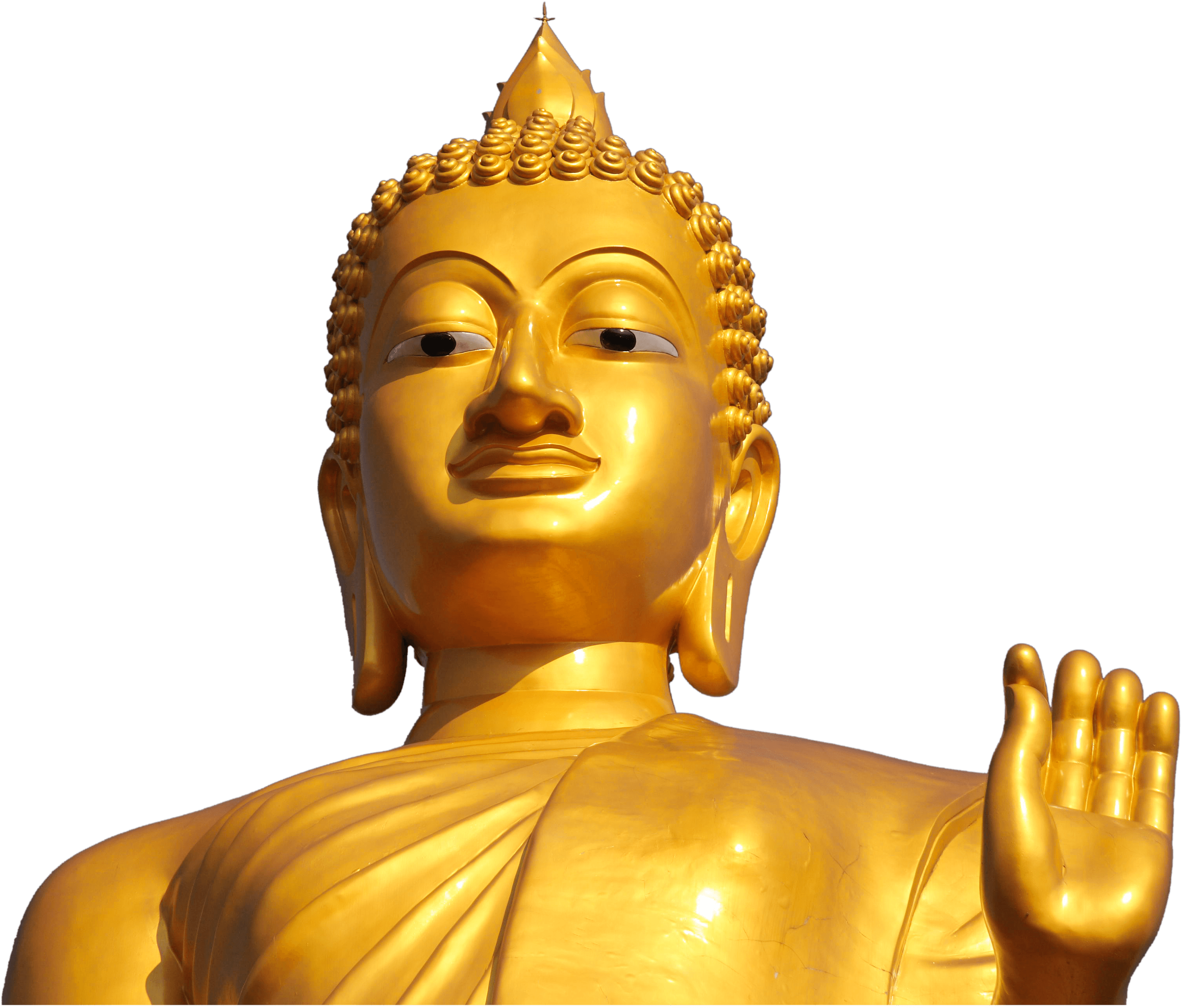 Golden Buddha PNG Image Background